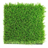 Square section of Epic XL permeable synthetic grass by AST, designed for water drainage.