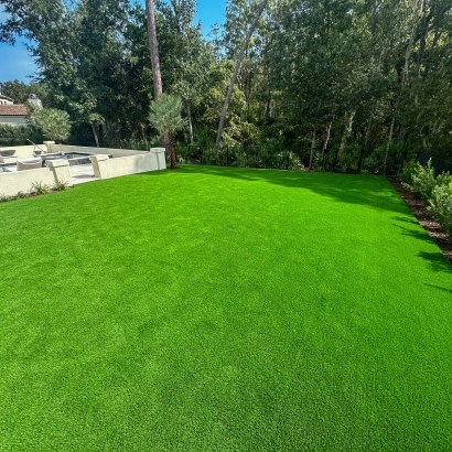Synthetic Turf Backyard installation by AST