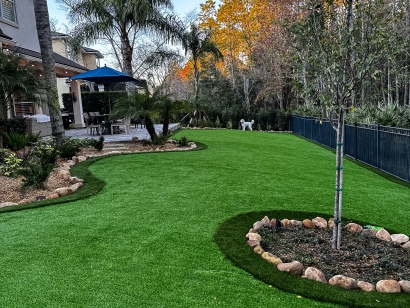 AST AmeriPet for pet-friendly zones and Cascade for luxurious landscapes - synthetic turf installation in Florida